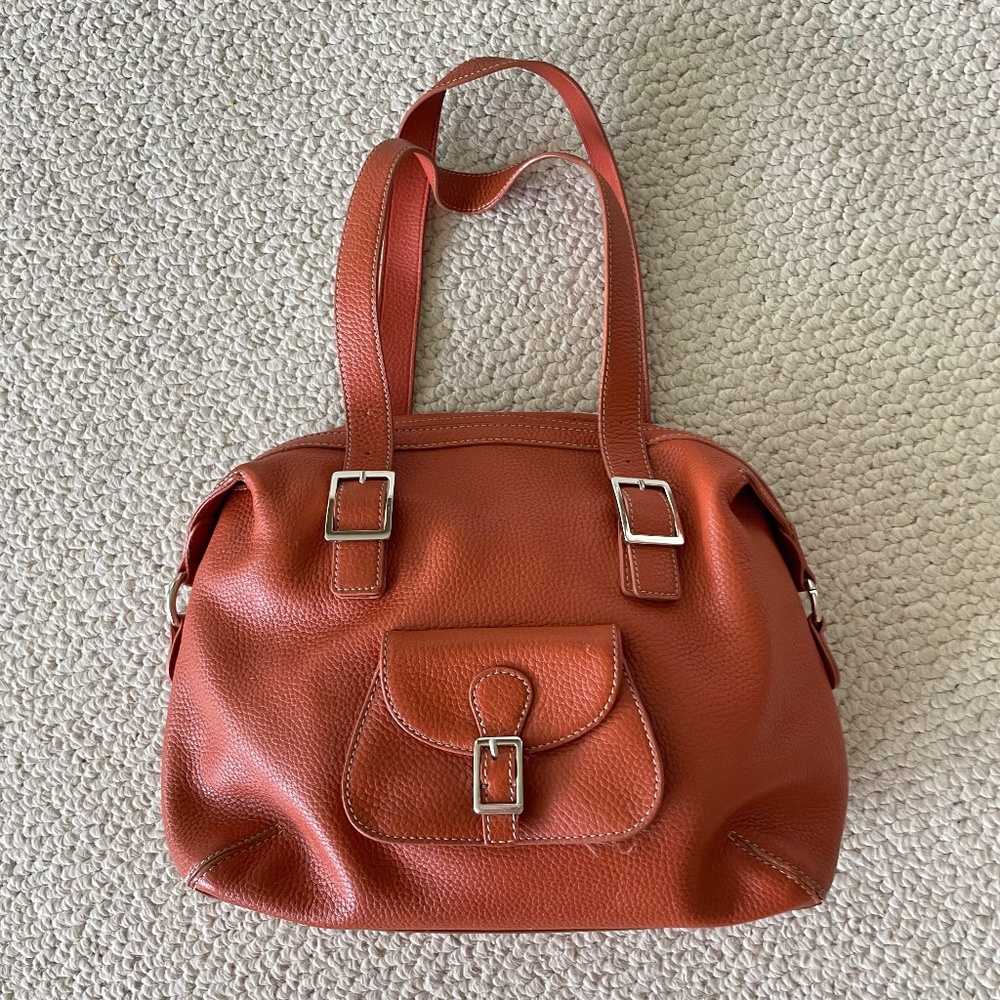 Bandolino Orange Leather Purse